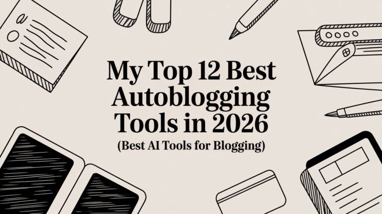 My Top 12 Best Autoblogging Tools in 2026 (Best AI Tools for Blogging)